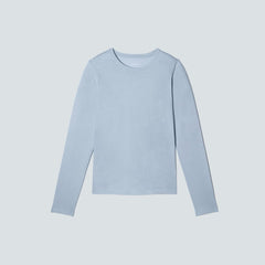 womens-organic-cotton-slim-ls-crew-mist | alt