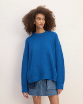 womens-ma-oversized-cashmere-crew-lapis-blue | primary