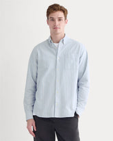 mens-organic-oxford-shirt-summer-sky-stripe | primary