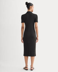womens-cozy-rib-polo-dress-black