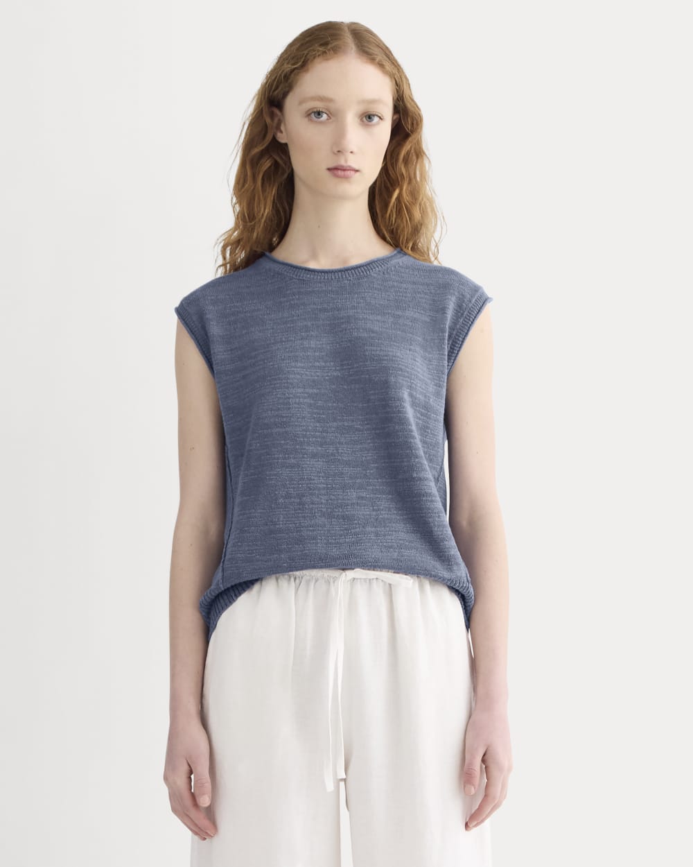 womens-muscle-sweater-cotton-linen-indigo | primary