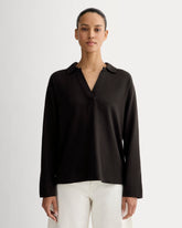 womens-mariner-rugby-top-black | primary