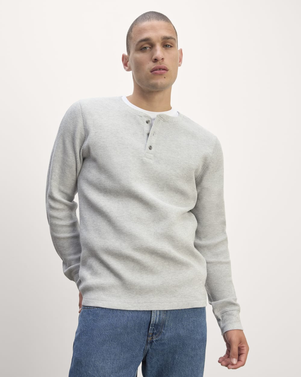 mens-waffle-ls-henley2-hthr-light-grey | primary