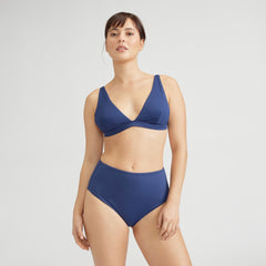 womens-renew-plunge-triangle-bikini-top-navy