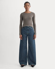 womens-supima-rib-long-sleeve-crew-heathered-fatigue