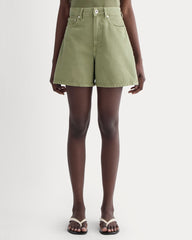 womens-a-line-denim-short-neutral-oil-green