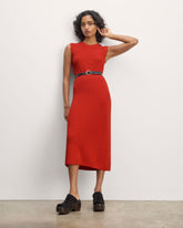 womens-midi-dress-everyday-cotton-poppy-red | primary