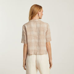 womens-linen-workwear-shirt-coffee-grid