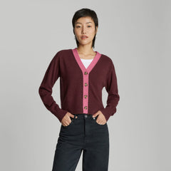 womens-recashmere-cropped-cardigan-tawny-port-bubblegum