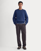mens-pleated-trouser-tailor-twill-heathered-fudge | primary