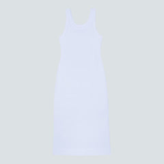 womens-ribbed-tank-dress-white | alt