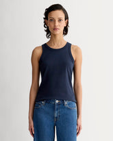 womens-organic-cotton-cutaway-tank-navy | primary
