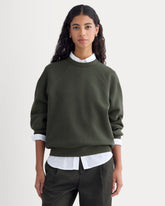 womens-fleece-raglan-crewneck-washed-black | primary