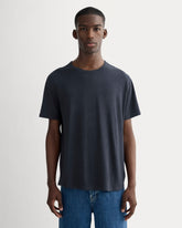 mens-cotton-linen-tee-navy | primary