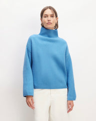 womens-felted-merino-funnel-pullover-heritage-blue | primary