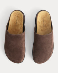 womens-suede-clog-deep-brown