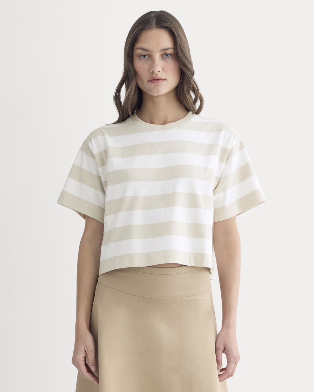 womens-premium-weight-cropped-tee-peyote-bone | primary