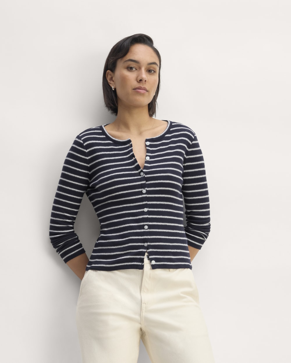 womens-vintage-rib-cardigan-navy-bone | primary
