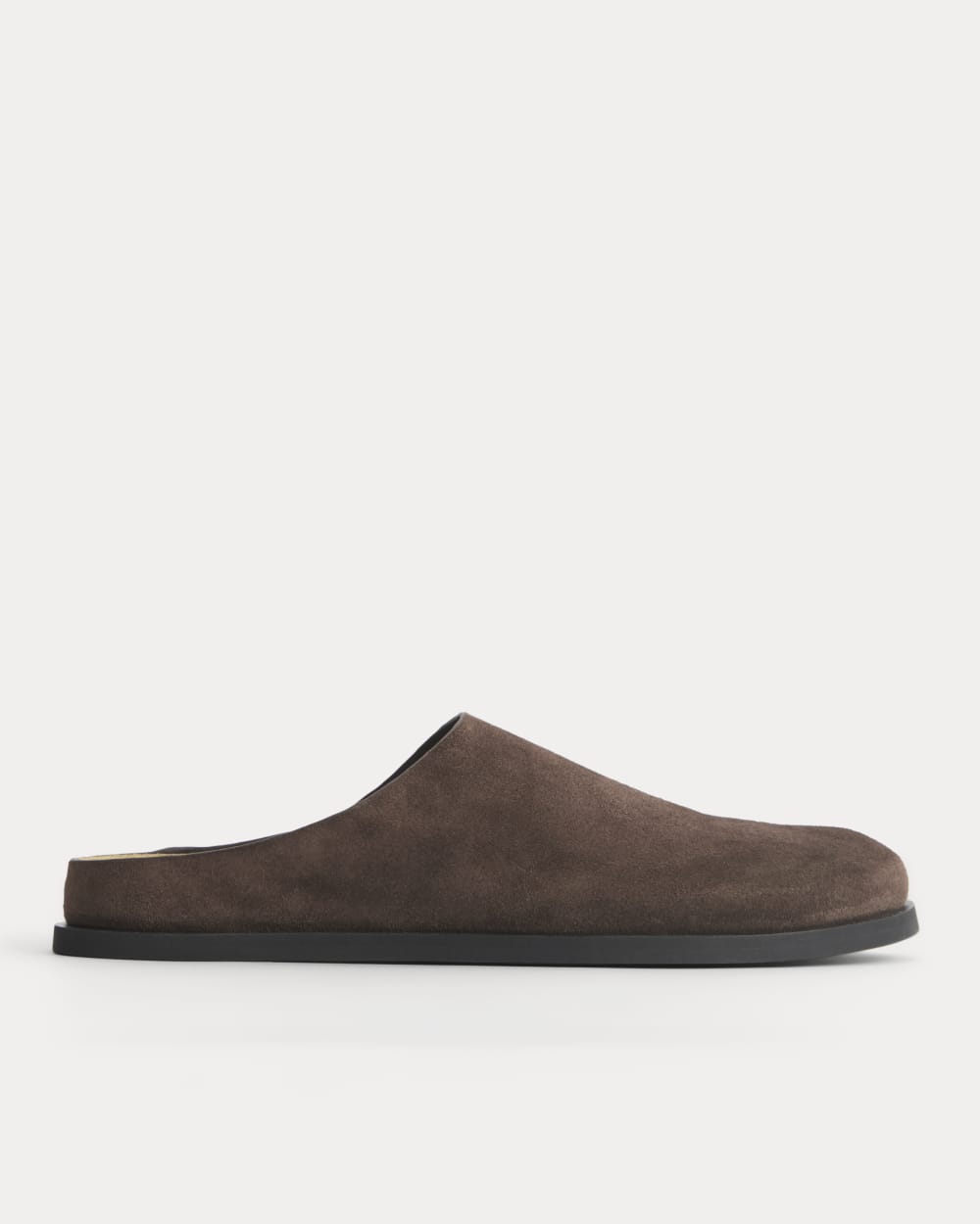 womens-suede-clog-deep-brown | primary