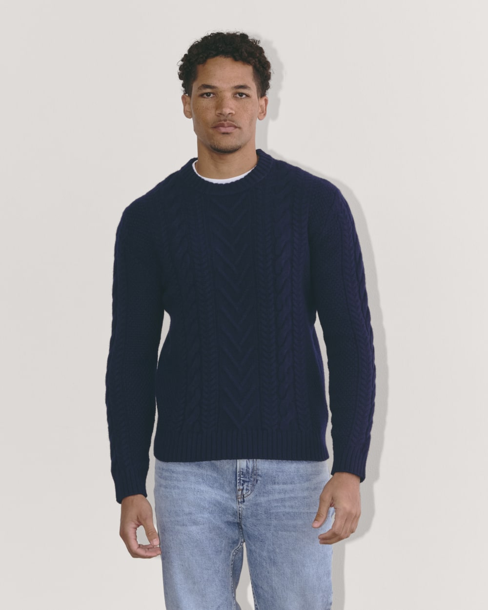mens-felted-merino-cable-knit-navy | primary
