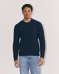 mens-felted-merino-cable-knit-navy | primary