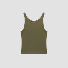 womens-cropped-supima-rib-tank-kalamata | alt