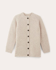 womens-cloud-fisherman-cocoon-cardigan-heathered-oat | alt