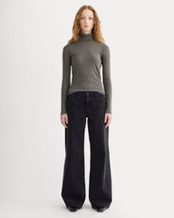 womens-supima-rib-turtleneck-heathered-fatigue