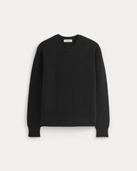 mens-waffle-rollneck-crew-black | alt