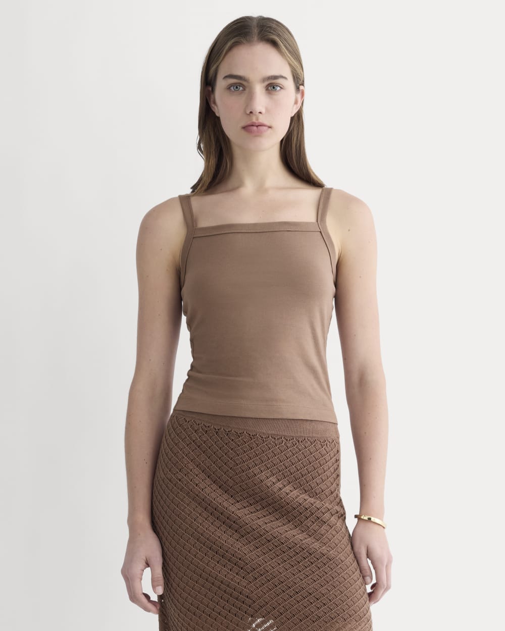 womens-essential-square-neck-tank-mocha | primary