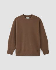 womens-retrack-oversized-crew-cocoa | alt