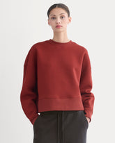 womens-fleece-cropped-crew-sweatshirt-merlot | primary