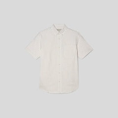 mens-organic-short-sleeve-oxford-shirt-sahara-off-white | alt