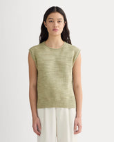 womens-muscle-sweater-cotton-linen-eucalyptus | primary
