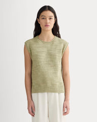 womens-muscle-sweater-cotton-linen-eucalyptus | primary