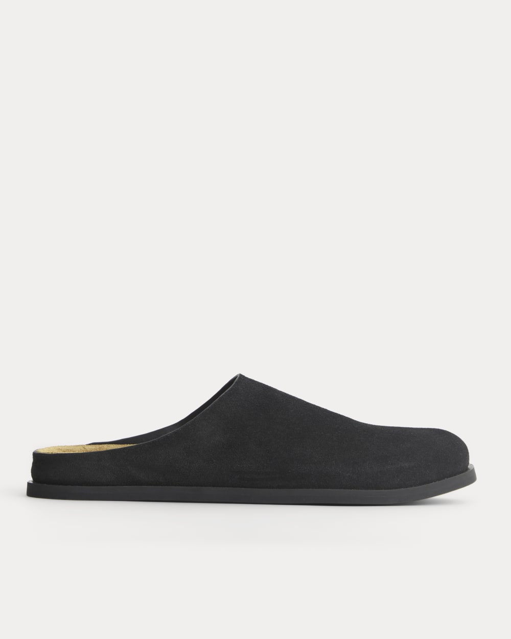 womens-suede-clog-black-suede | primary