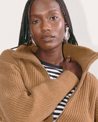 womens-felted-merino-halfzip-sweater-deep-camel