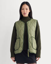 womens-renew-quilted-vest-lichen-green | primary