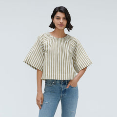 womens-seersucker-gathered-tee-nutria-offwhite