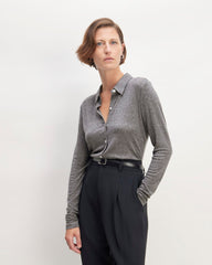 womens-merino-tencel-relaxed-shirt-heather-charcoal | primary