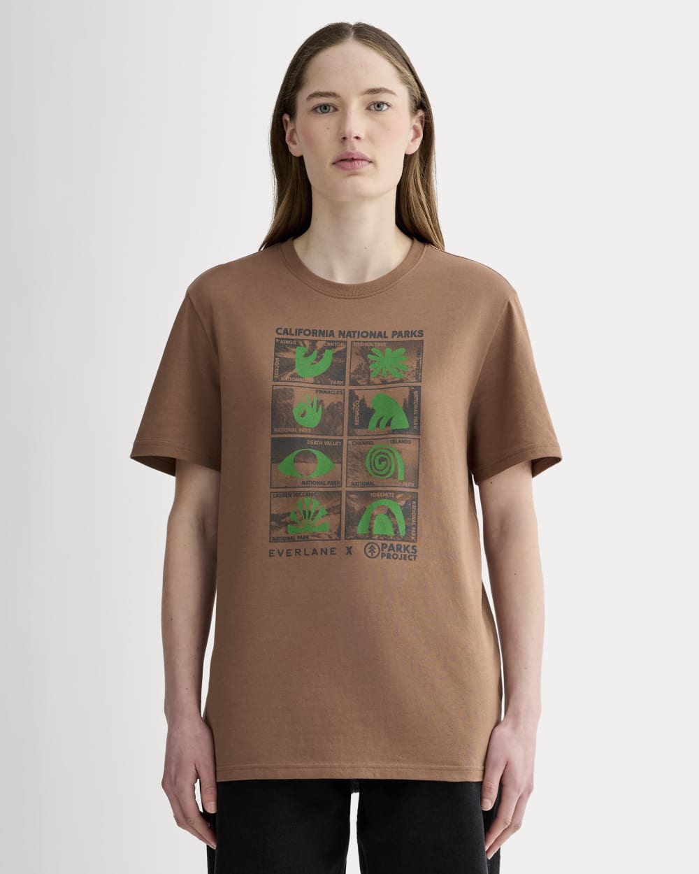 womens-parks-cotton-crew-brown-green-iron | primary