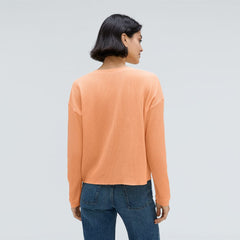womens-organic-ctn-waffle-henley-orange-chiffon