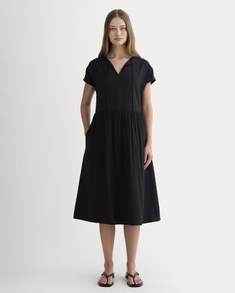 womens-midi-dress-softluxe-black | primary