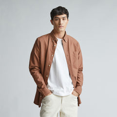 mens-organic-oxford-shirt-cocoa-brown | primary