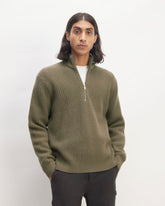 mens-felted-merino-half-zip-sweater-kalamata | primary