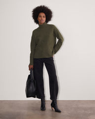 womens-wool-cashmere-honeycomb-sweater-heathered-army-green