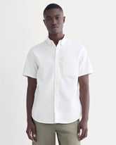 mens-organic-short-sleeve-oxford-shirt-white | primary