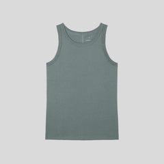 womens-organic-cotton-cutaway-tank-green-balsam | alt