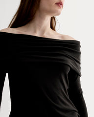 womens-off-shoulder-top-butterluxe-black