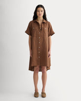 womens-linen-day-tripper-dress-cedarwood | primary